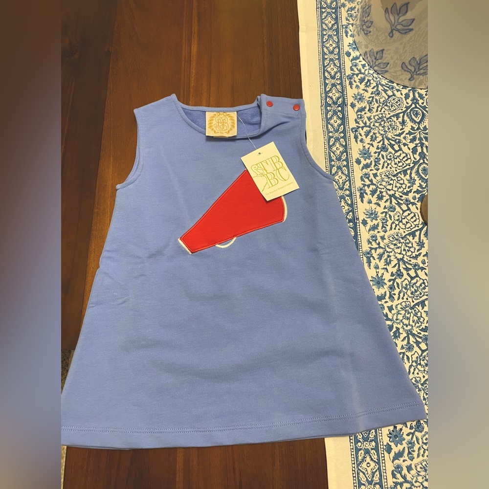 The Beaufort Bonnet Company- Clementine Jumper Megaphone Barbados Blue-2T NWT